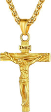 Collana Uomo Con Crocifisso