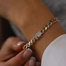 Bracciale maglia cubana