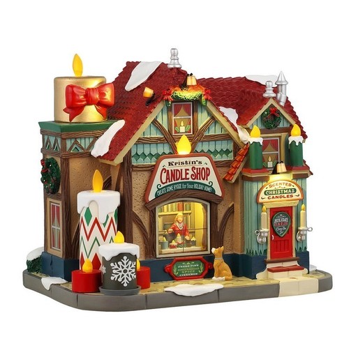 Lemax kristin candle shop - candle,