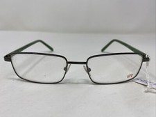 TRY EASY TY52206 54-18-145 Gunmetal/Green Full Rim Eyeglasses Frame EB50