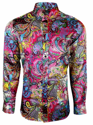 Camicia uomo paisley - mod, anni
