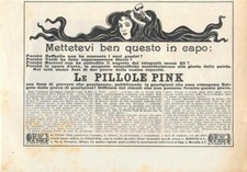 Pillole Pink. Advertising