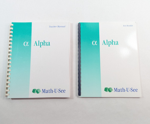 Math see alpha test - math, booklet