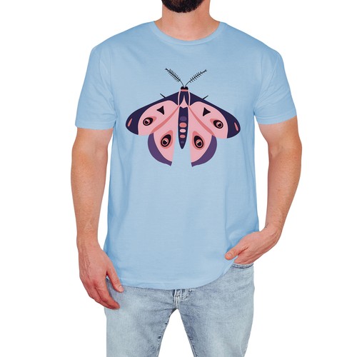 Shirt uomo falena - t-shirt,