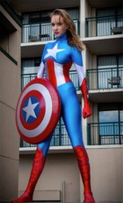Costume cosplay donna Capitan