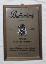 QUADRO A SPECCHIO BAR PUB BALLANTINE'S BALLANTINES SCOTCH WHISKEY INSEGNA