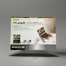Nuovo vecchio stock Mustek PL408H lettore DVD portatile 8,4" TFT ampio schermo scatola aperta