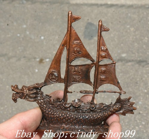 Statua nave barca drago