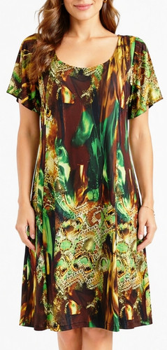 Vestito donna caprimare verde - vestito,