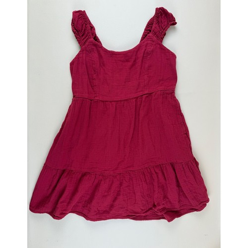 Cottagecore mini abito cotone - mini,