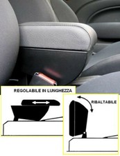 bracciolo SUZUKI JIMNY 1998-2018 REGOLABILE SIMILPELLE nero - PROMO SOLO 1 PEZZO