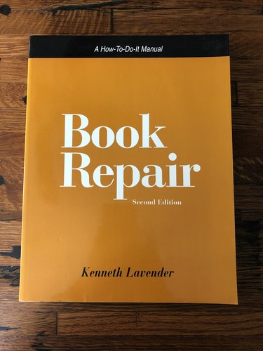 Book repair how do - repair:, how-to-do-it