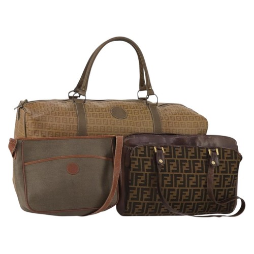 Fendi zucca borsa mano tela - fendi,