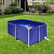 Tela cuboide blu laghetto per