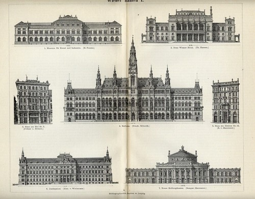 1898 vienna palazzi austria - palazzi,