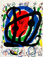 Joan Mirò Litografia COA