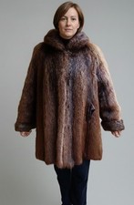 Pelliccia di castoro naturale