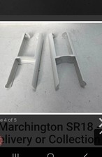 ACQUISTA1Get1 OMAGGIO Radiatore 3 Colonne Bianco Gambe Montaggio a Pavimento 2PZ/Set Nuovo 