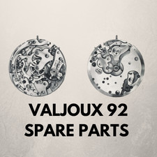 Valjoux 92 Spare Parts Ricambi Valjoux 92 Movement Parts Valjoux 92 Movimento