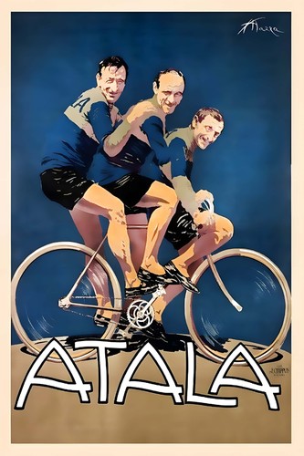 Poster vintage bicicletta