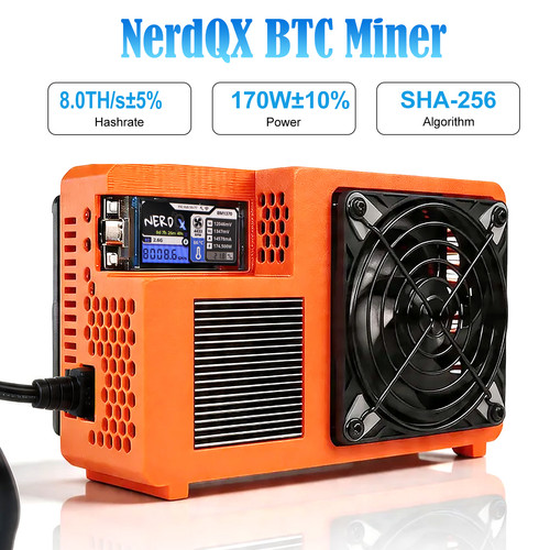 Nerdqx 8th bitcoin miner - 8th/s,