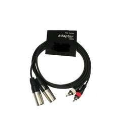 2 connettori XLR maschio a 2