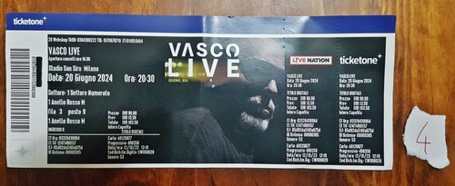 Biglietto usato concerto - usato,