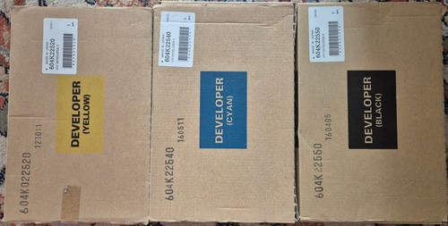 Xerox set developer cyan black - xerox,