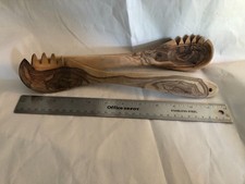 Set insalatiera in legno di