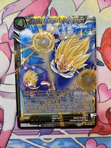 Vegeta master temperament - master's,