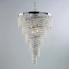 Lampadario moderno spirale in