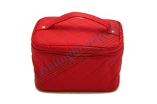 Beauty Case da Viaggio Bag  cosmetico Portatile Borsa Toilette rossa