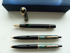 Pelikan Classic M200, K200 + D200 - Set - Nero/Nero-Verde