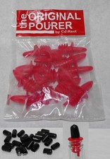 Red pour spouts free dust - red,