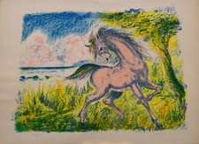 ALIGI SASSU- Litografia