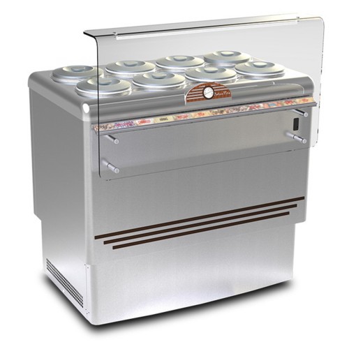 Vetrina banco gelati - , gelateria