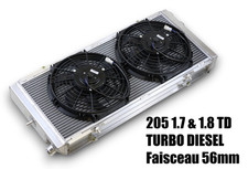 Radiateur ALU 205 TD Turbo