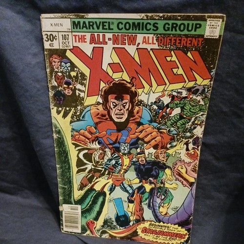 Uncanny men 107 vg - x-men, #107