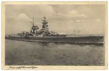 Orig. Cartolina foto nave