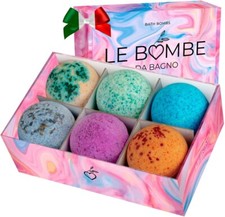 Set 6 Bombe da Bagno Fatte a