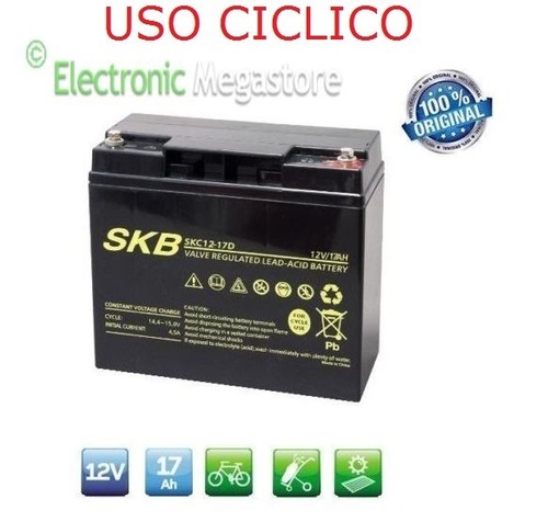 Batteria piombo 12v 17ah - 12v,