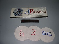 FREGIO LOGO SIGLA SCRITTA POSTERIORE PLASTICA AUTOBIANCHI "A112 ABARTH" 1983