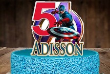 Cake topper Captain America