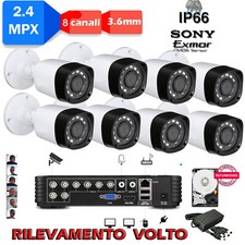 KIT VIDEOSORVEGLIANZA DVR 8