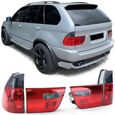 FANALI LUCI POSTERIORI ROSSO-SMOKE PER BMW X5 E53 99-03 FARI REAR LIGHTS