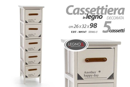 Cassettiera cassetti legno - cassetti,