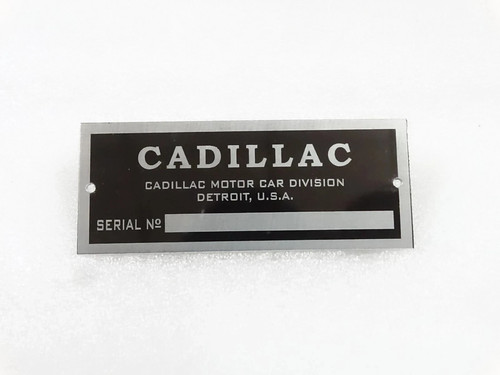 Targhetta per auto cadillac - targhetta,