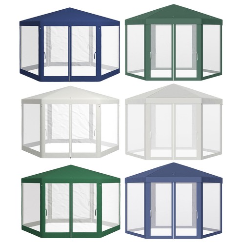 Hexagonal patio gazebo outdoor - hexagonal,