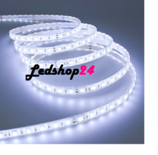 Striscia A Led Impermeabile Bianco Freddo 5050 6000K 12V 300 Led 5 Metri