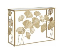 Consolle In Ferro Oro Decoro